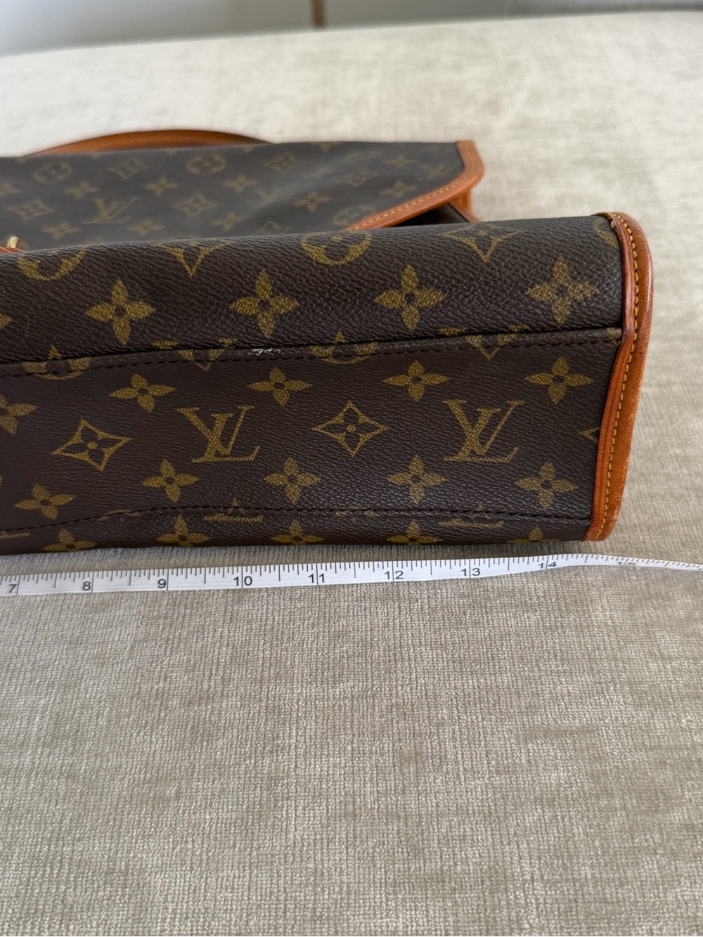 Louis Vuitton Beverly Monogram Flap Bag MM in Brown/Tan Satchel - Picture 15 of 16